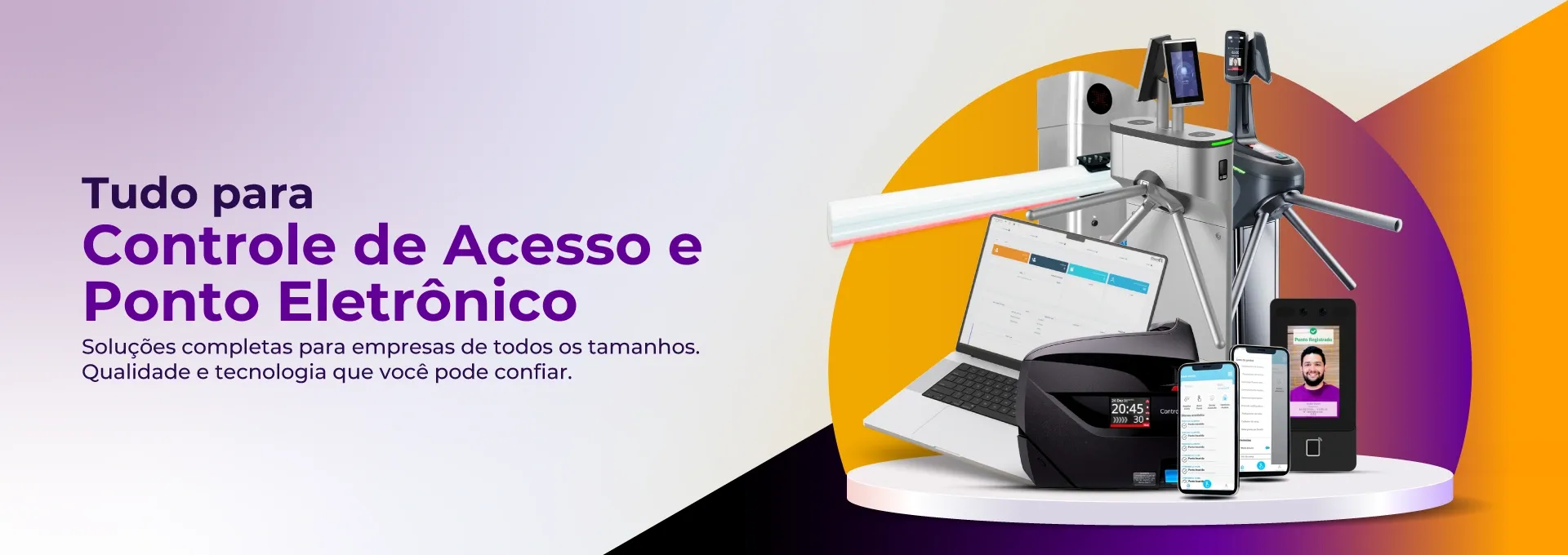 Imagem Ilustrativa de Controle de Acesso e Ponto eletrônico