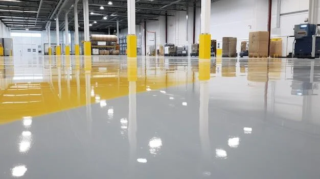 Imagem ilustrativa de Piso epóxi industrial