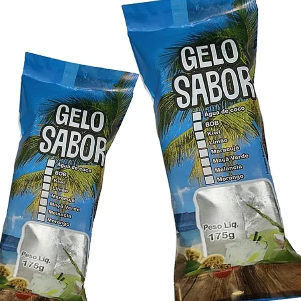 Imagem ilustrativa de Embalagem Para Gelo Saborizado